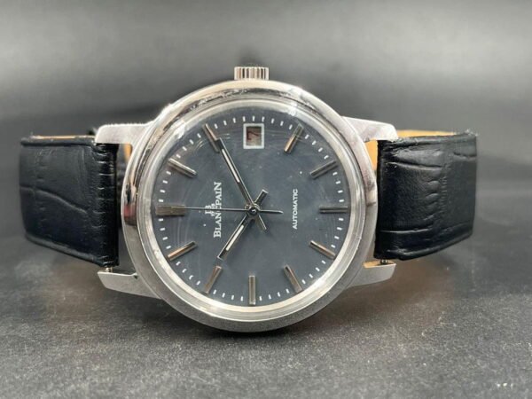 Black Ceramic Leather Strap Analog Watch Swiss Quartz Diamond Dial With Date Classic Retro Wrist Watch