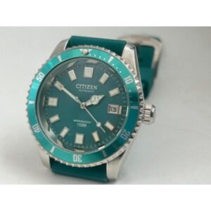 Citizen Diver 150M Automatic Watch with Teal Dial and Rotating Bezel ? Men?s Sports Watch