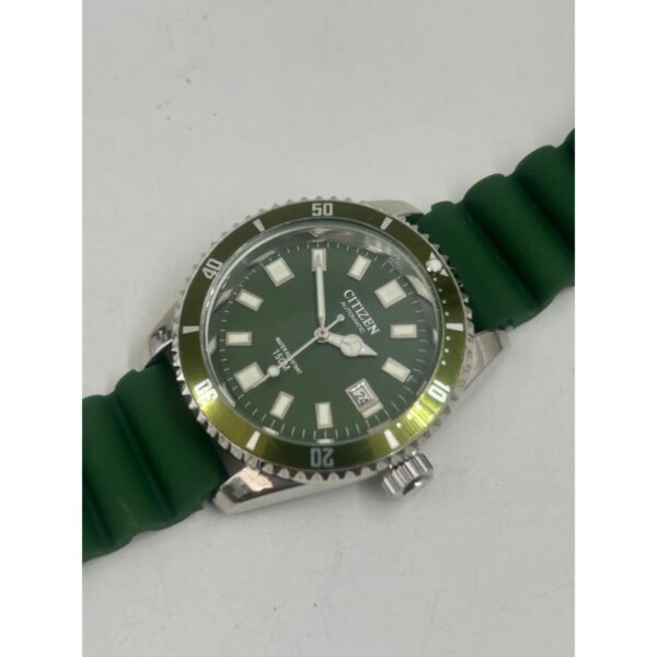 Citizen Diver Automatic Men?s Watch ? Green Dial, 150M Water Resistant, Rotating Bezel