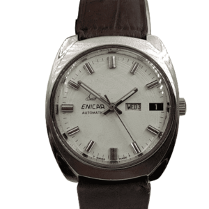 Vintage Enicar Automatic Men's Watch with Day/Date Display